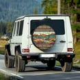 thumbnail image 2 of Yuyamidu Cactus Tire Covers Aztec Ethnic Spare Wheel Tire Cover Weatherproof Camper Spare Tire Cover for RV Camper Travel Trailer SUV Truck, 2 of 5