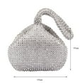 thumbnail image 2 of Women Evening Purses Wedding Glitter Rhinestone Wristlet Clutches (Ladies Portable Casual Bag), 2 of 6