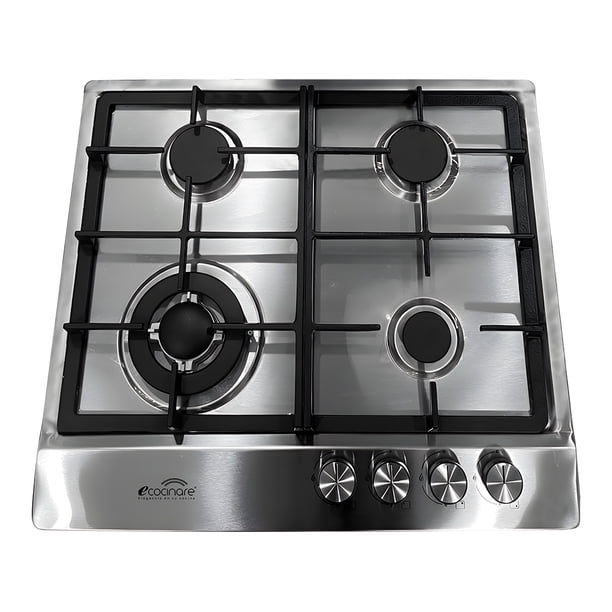 PARRILLA DE GAS EMPOTRABLE ECOCINARE STUF-03 4 QUEMADORES