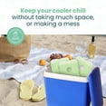 thumbnail image 2 of Healthy Packers Slim Ice Packs for Lunch Bags or Coolers (8 Pack, Green), 2 of 11