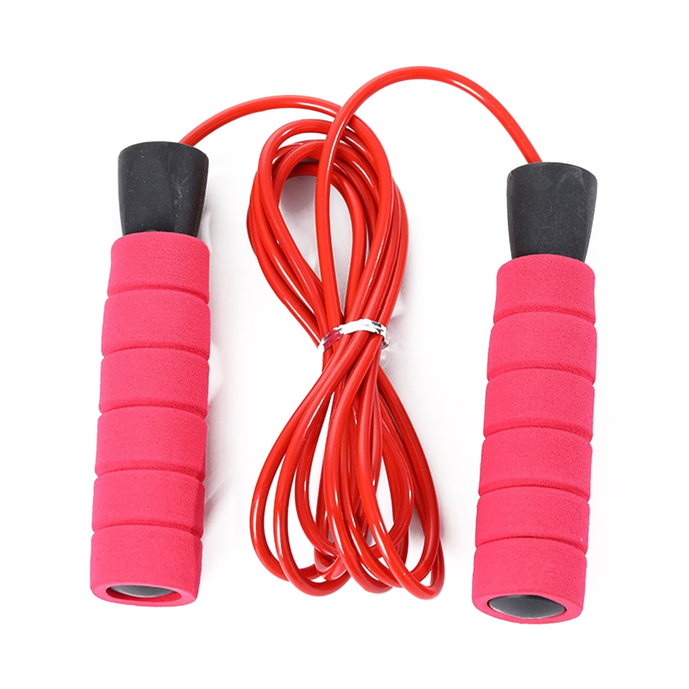 Children Jump Rope With Counter Adjustable Kids Skipping Rope Jump Speed  Rope For Boys Girls Fitness & Exercise Red 