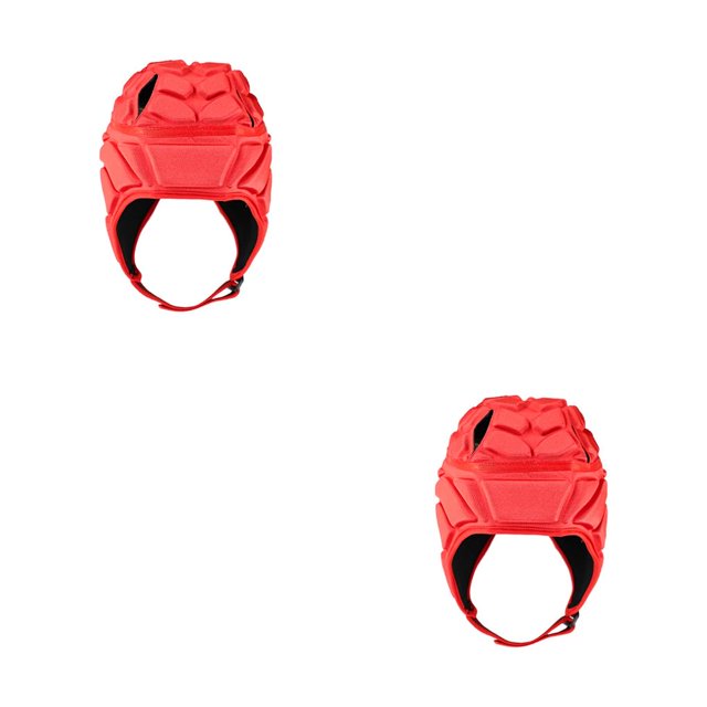 Yuarrent Casco de fútbol deportivo Protección para la cabeza Protector para la cabeza Ejercicio Rojo L rojo L 2piezas