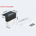 thumbnail image 2 of Solar Stair Lights Solar Fence Lights Solar Deck Lights Outdoor Stair Lights Outdoor Solar Lights for Fence Decorative LED Lights for Outdoor Stairs Step Yard Patio Garden Wall Lamps, 2 of 9