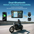 thumbnail image 4 of GPS para motocicleta fuyuadas de 7" con Apple CarPlay inalámbrico IP69K, 4 of 8