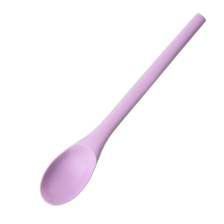 

Multi Purpose Silicone Spoon Long Handle Rice Soup Spoon Mixing Dessert Ice Cream Spoon Teaspoon Coffee Spoon Kitchen Tableware
