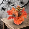 thumbnail image 5 of Clearance Under $1 Orange Autumn Pumpkin and Maple Leaf Table Centerpiece 7.8in, 5 of 5