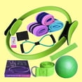 thumbnail image 2 of Yoga Set for Women-Pilates Magic Ring,Booty Bands,25cm Yoga Ball,and Figure 8 Resistance Bands-Complete Home Workout Kit for Glutes,Stretching,and Pilates, 2 of 5