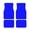 Blue, variant on 4 Piece Car Foot Mat Set Anti-Slip Washable Universal Car Floor Mats For Most Vehicles Truck Suv Peach