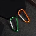 thumbnail image 4 of 30 Counts Aluminum Carabiner Clip D Ring Carabiners Small Carabiner Keychain Spring Snap Hooks, Mini Carabiner Clip Set for Keys, Dog Leash, Camping Hiking Accessories-Random color, 4 of 6