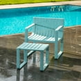 thumbnail image 6 of Werph Outdoor Patio Furniture Set, Patio Chairs with Outdoor Table, Front Porch Furniture Patio Chair with  Balcony Furniture Bistro Table and Chair Set Outdoor Seating Set,Blue, 6 of 8
