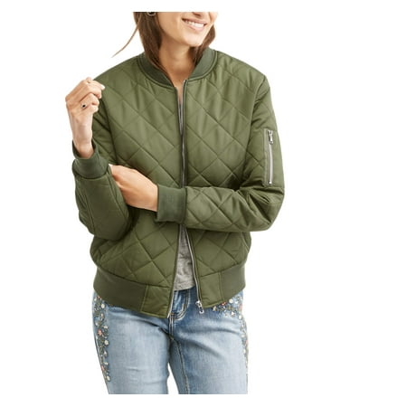 quilted bomber jacket