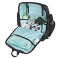 thumbnail image 6 of Fisher-Price Large Multi-Pocket Multifunction Kaden Baby Diaper Bag Backpack for Infant Boys & Girls with Insulated Bottle Pocket, Changing Pad, Wipes Dispenser in Unisex Black, 6 of 10