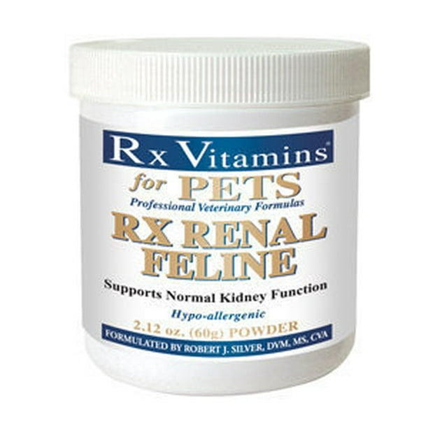 Rx Vitamins for Pets Rx Renal Feline Powder 2.12 oz Kidney Support
