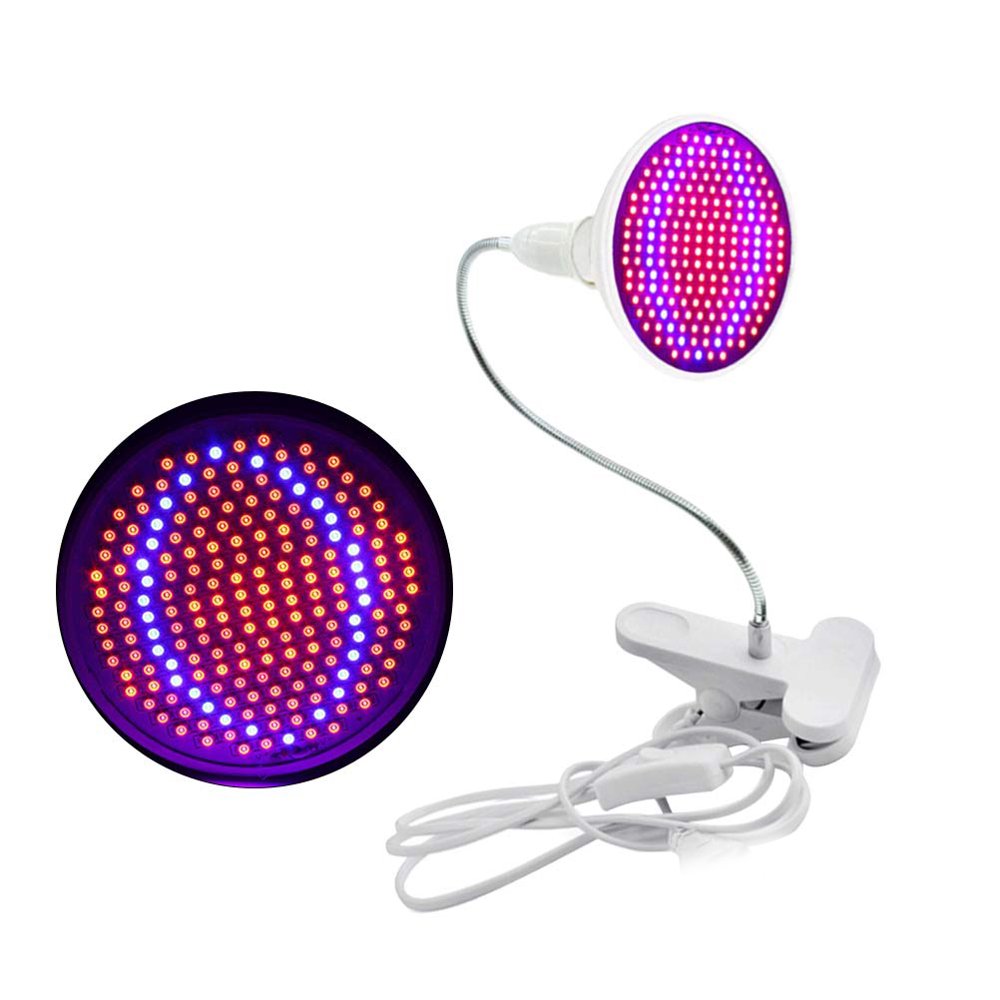 LED Grow Light E27 Base 12W Desk Plant Grow Light with ...