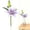 F, variant on 1Pcs Artificial Lily Single Branch Artificial Flowers Fake Lilies with Stems Faux Lilies Bouquet for Wedding Floral Arrangements Easter Home Table Centerpiece Office Decor(Purple)
