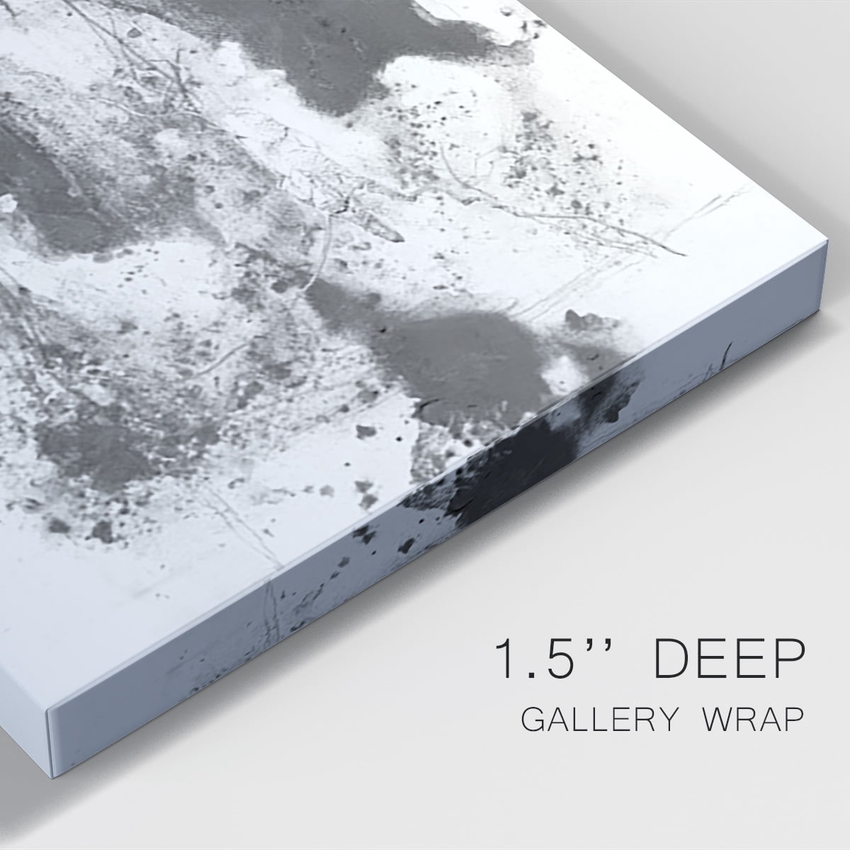 Graphite Abstract III Premium Gallery Wrapped Canvas - Ready to Hang