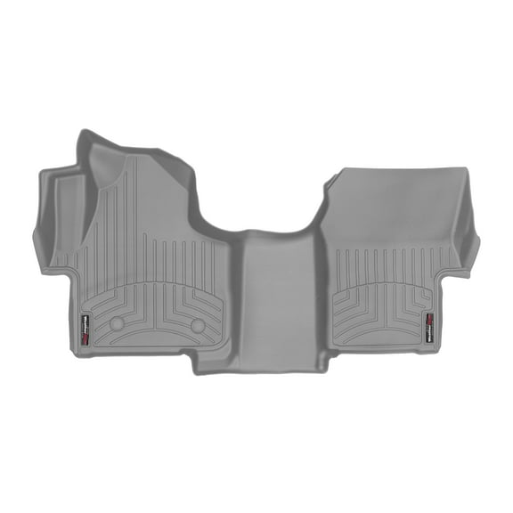 WeatherTech Custom Fit FloorLiners compatible with Dodge Sprinter - 1st Row - Over The Hump, Grey