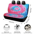 thumbnail image 2 of Colorful Swirls Tie-dye Car Rear Seat Cover Accessories Universal Fit Car Seat Covers Durable, 2 of 6