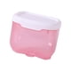 thumbnail image 5 of Caja de almacenamiento de pañuelos faciales con soporte para papel de pared, autoadhesiva Rosa, 5 of 9