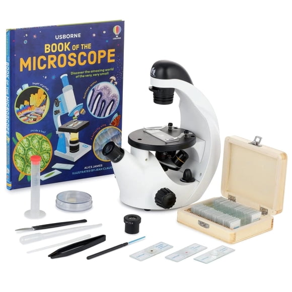 Microscopio STEM iQcrew 40X-500X invertido con láminas
