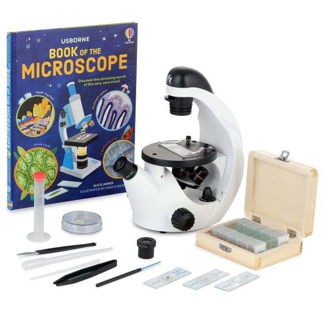 Microscopio STEM iQcrew 40X-500X invertido con láminas