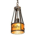 thumbnail image 3 of Meyda Tiffany 213967 8" Wide Mini Pendant - Antique Copper / Burnished, 3 of 3
