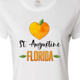 thumbnail image 4 of Inktastic St. Augustine Florida Orange in Heart Women's T-Shirt, 4 of 5
