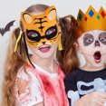 thumbnail image 3 of Raindrops Tiger Mask 1Pack Glowing Half Face For Unisex  And Masquerade Events, 3 of 8