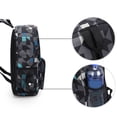 thumbnail image 4 of Stylago Laptop Backpack for Women Men Travel School Bookbag Fashion College Daypack Hiking Camo Rucksack with Mesh Side Pocket Blue, 4 of 5