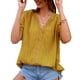 thumbnail image 1 of Top De Encaje De Verano,Camiseta De Manga Corta Para Mujer Top De Encaje De Verano Camiseta Con Cuello En V De Verano Innovación Moderna, 1 of 7