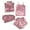 C133/Pink, variant on XIYON Women's Pajama Sets Womens Home Suit Print Fashion Slim Pajamas Four Piece Set For All Seasons Loungewear