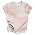 thumbnail image 4 of MEICHEN Tops for Women Plus Size Short Sleeve Crew Neck Swing Flare Loose T Shirt Blouses Summer Clothing, 4 of 4