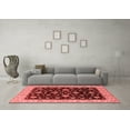 thumbnail image 3 of Ahgly Company Indoor Rectangle Oriental Red Traditional Area Rugs, 7' x 9', 3 of 4