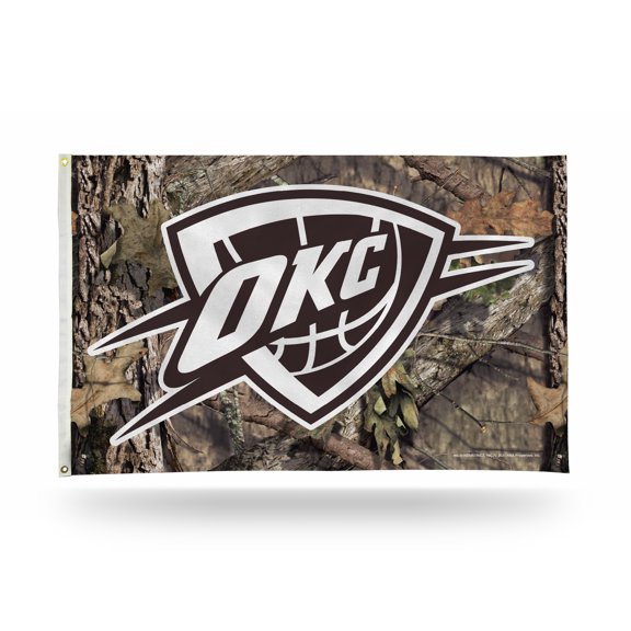 Oklahoma City OKC Basketball Thunder Bold Camo Design 3x5 Indoor/Outdoor Banner Flag