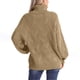 thumbnail image 4 of Suéter de cuello alto de moda para mujer, suéter de manga larga, suéter informal de cuello alto, suéter para mujer, 4 of 7