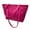 Hot Pink, variant on Women Solid Simple High Capacity Messenger Handbag Totes Satchel Shoulder Bags