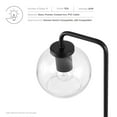 thumbnail image 3 of Silo Glass Globe Glass and Metal Table Lamp, 3 of 5
