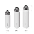 thumbnail image 4 of SURFVEN 27 oz Vacuum Insulated Stainless Steel Water Bottle with 3-in-1 Lid, White, 4 of 8