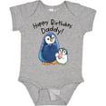 thumbnail image 3 of Inktastic Happy Birthday, Daddy Cute Penguins Boys or Girls Baby Bodysuit, 3 of 5
