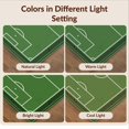 thumbnail image 7 of Design&I 3'x5' Ultra Soft Throw Mat, Penalty Detail Arc Border Door Center Goal Soccer Field Print Playful Expressive None Fluffy Washable Easy Care Indoor rug for Bedside Hallway, 7 of 7