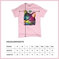 thumbnail image 5 of Tee Hunt Cute Thinking Crowned Cat T-Shirt Dean Russo Colorful Kitte Men's Tee, Light Pink, Medium, 5 of 5