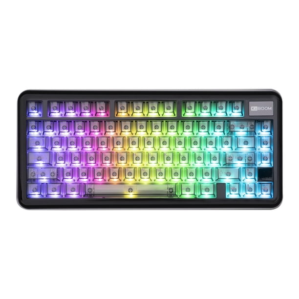 Teclado mecánico KiiBoom Phantom81 Lite 75% Gasket Black