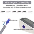 thumbnail image 2 of Brazalete de presión arterial Alcarefam XXXL, 22-66 cm (9-26 pulgadas), extragrande, compatible con monitor de presión arterial Omron, repuesto extragrande para brazo grande de adulto, con 7 conectore, 2 of 5