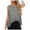 Grey, variant on Beach Vacation Clothes for Women Casual Winter Dress Women Cute Shirts for Summer Comfort Color Tops Blouse Busty Active Wear Tops Crop And Shorts Tunics Work Chiffon V Neck Grey L