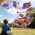 thumbnail image 3 of Chuvikid Remote Control Airplane,Ray Foam Drone with Auto Hover,360°Roll & One-Key Operation,Lightweight Indoor Drone Gifts for Beginners Kids Ages 14 and Above, 3 of 7