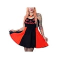 thumbnail image 2 of hirigin Women’s Casual Suspender Short Dress Fashion Halloween Pumpkin Printed V-neck Backless Dress, 2 of 4