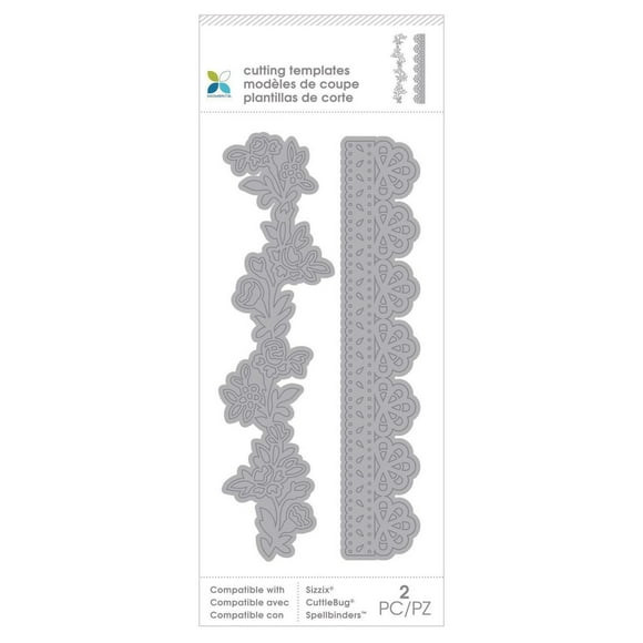 Momenta Modèles de Coupe Bordure Florale Complexe