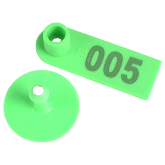 TIELUTT Oreilles de Mouton avec Chiffres 100 Pcs Bétail Numéroté pour Chèvre Bétail Cochon Animal de Ferme Numéro d'Identification 001 Variété de Jardin Semoir de Jardin de Précision Organisateur de Jardin Gâteaux pour Oiseaux Sauvages Démarrage Germination St
