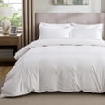 thumbnail image 1 of Funda de edredón Bedsure Luxury Hotel Queen Size, 100% algodón, color blanco, 1 of 9
