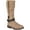 Taupe, variant on GC Shoes Womens Aston Faux Leather Tall Knee-High Boots